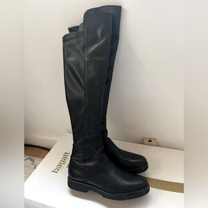 Bagatt Milano leather over the knee boot eu 37 US 7 black